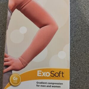ExoSoft Gradient Compression Arm Sleeve - Tan